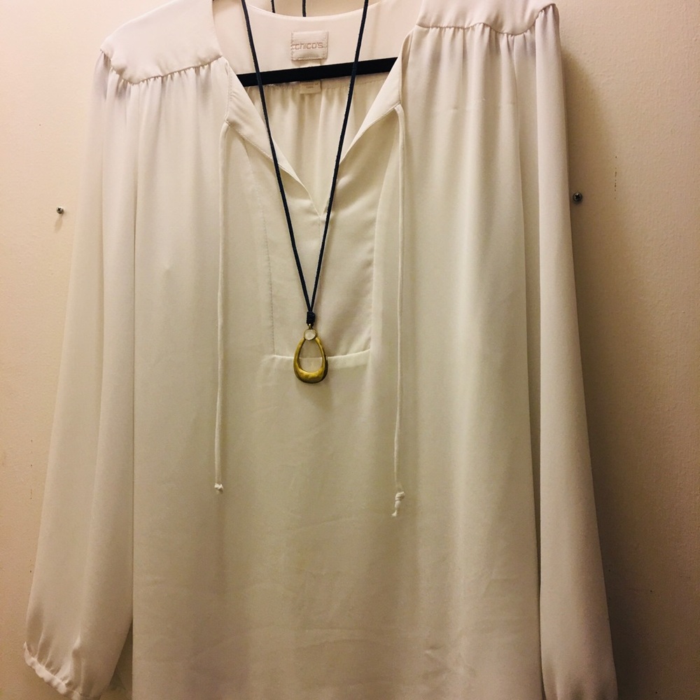 Chico’s off white blouse